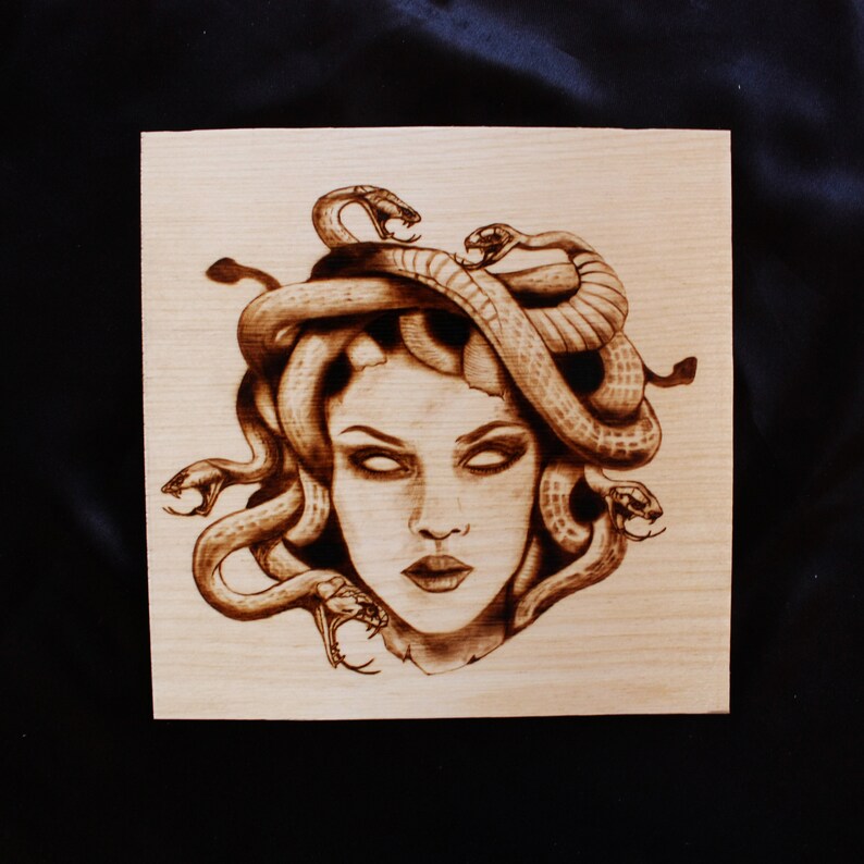 Medusa Wall Decor Greek Mythology Wall Art Dark Academia Etsy Canada
