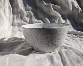 Deep Bowl with Rustic Speckled Glaze - Wheel Thrown