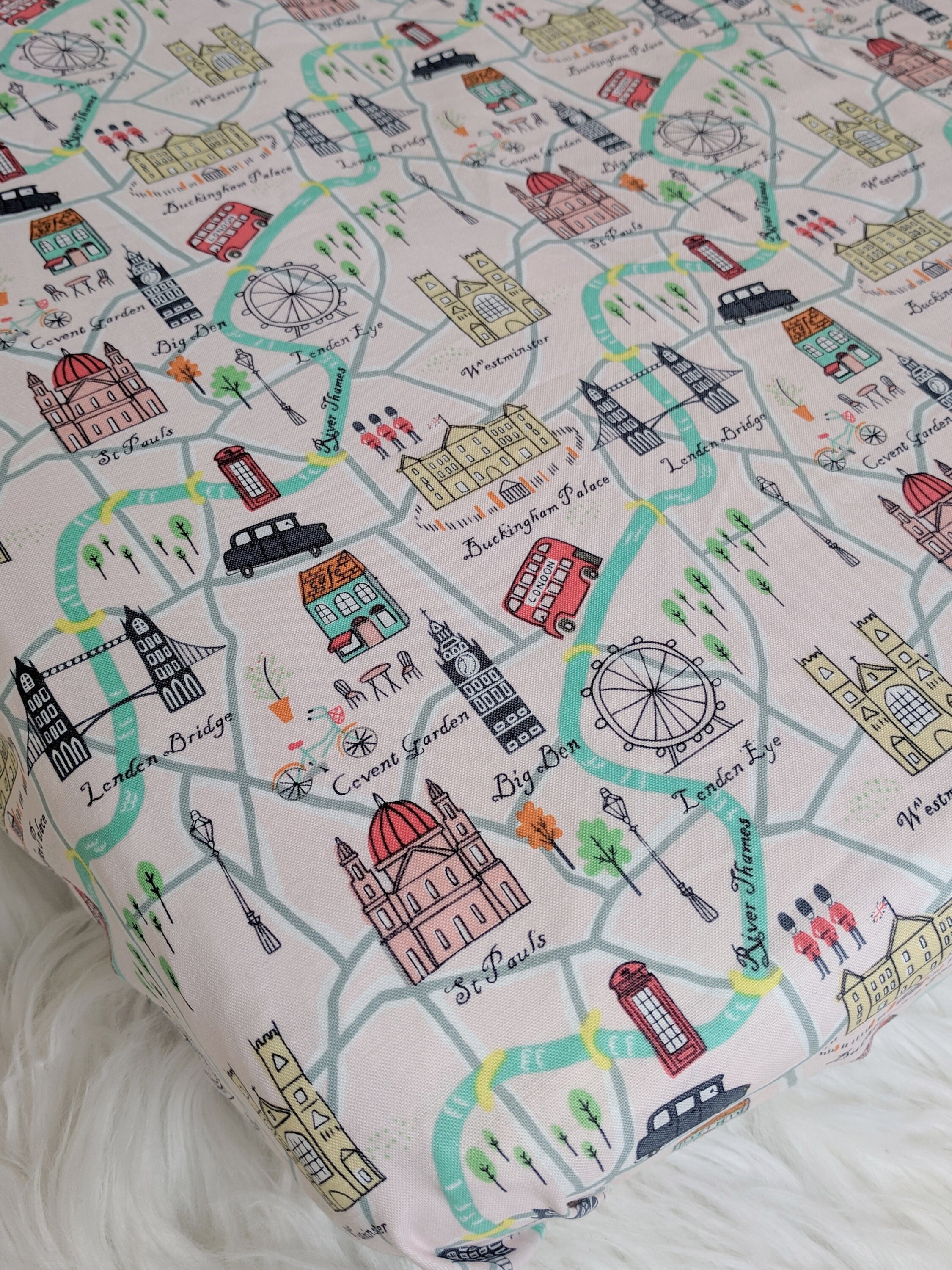 London Crib Sheet Etsy