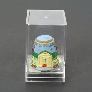 Collectible Graceland Thimble - Elvis Presley - Souvenir Thimble - Thimble Collection - Sewing Thimble - Graceland Souvenir Thimble bild 1