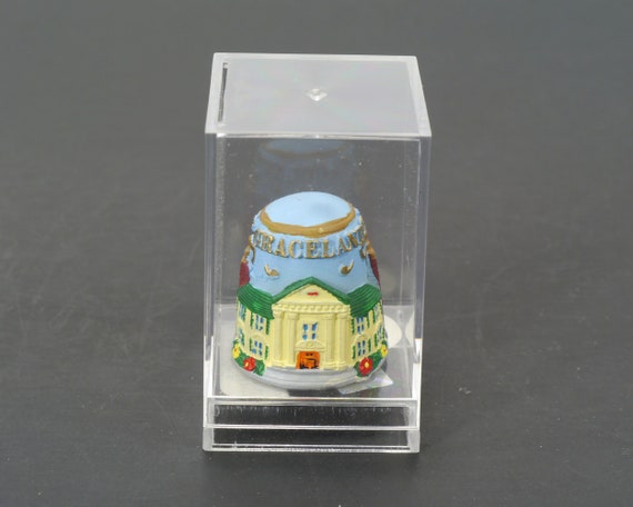 Collectible Graceland Thimble - Elvis Presley - Souvenir Thimble - Thimble Collection - Sewing Thimble - Graceland Souvenir Thimble