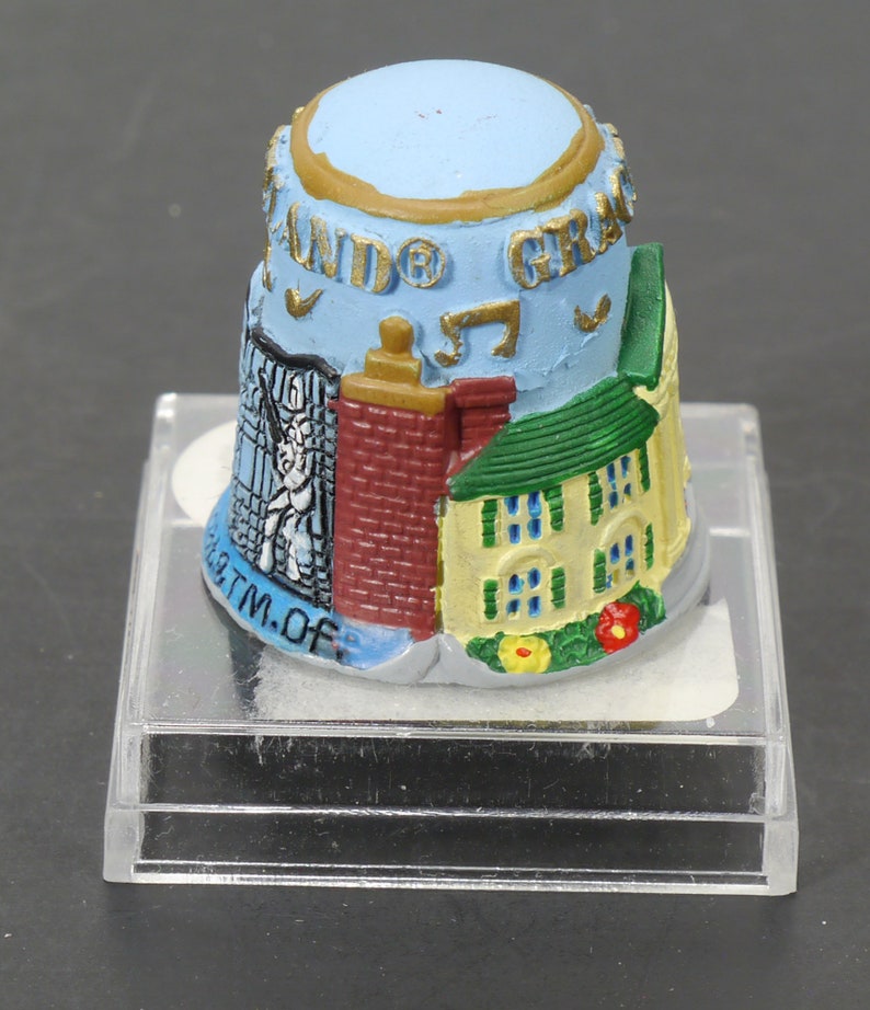 Collectible Graceland Thimble - Elvis Presley - Souvenir Thimble - Thimble Collection - Sewing Thimble - Graceland Souvenir Thimble bild 5