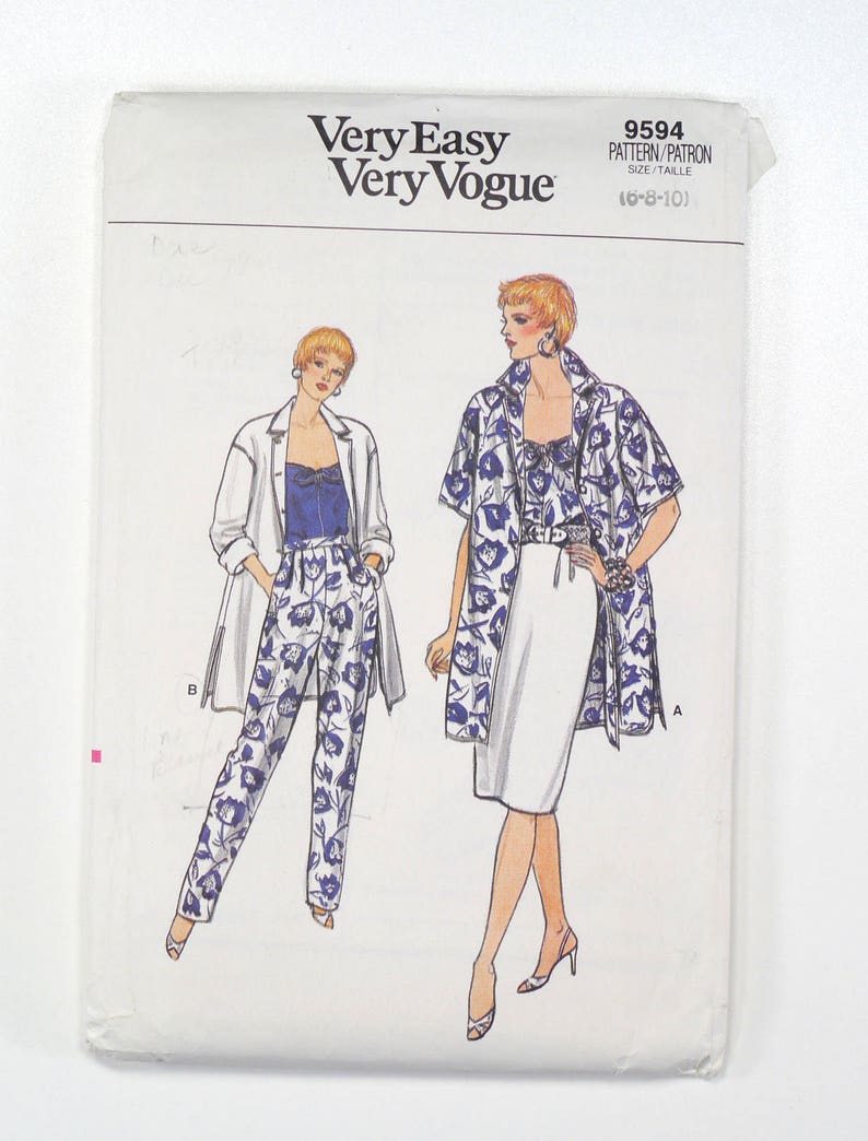 Vintage Women's Sewing Patterns Lot of 4 Includes Etsy