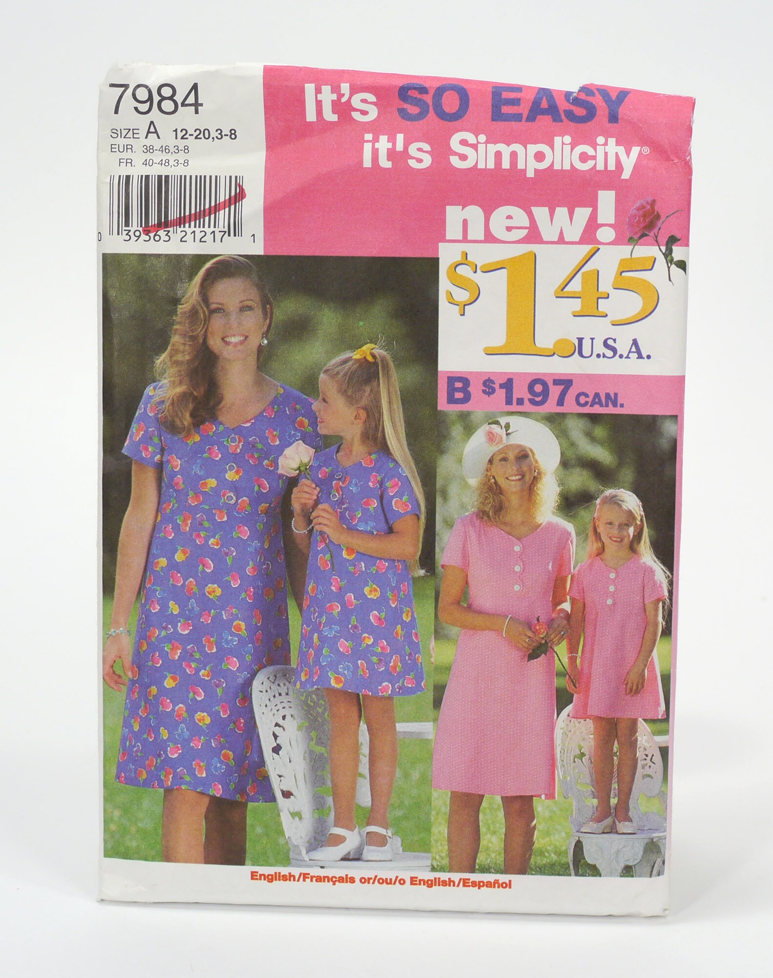 Vintage Mother & Daughter Sewing Patterns Lot of 3 - Etsy