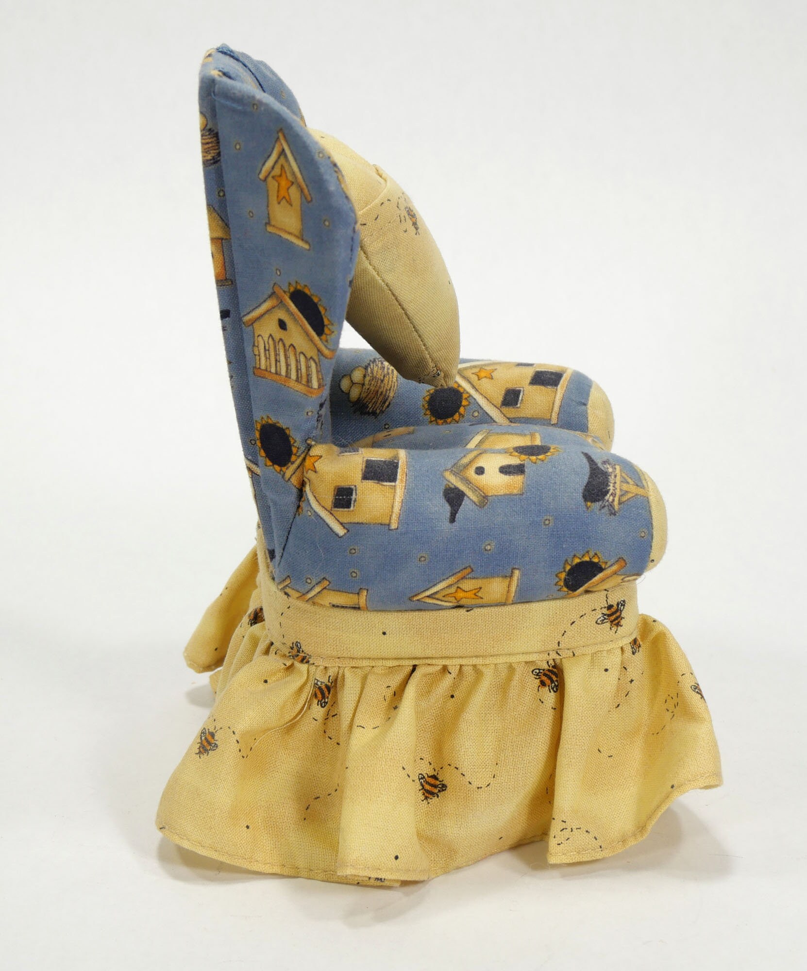 Vintage Chair Pincushion Armchair Pincushion Overstuffed Etsy