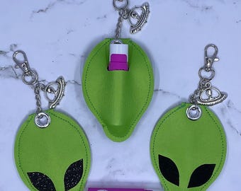Alien Chapstick Keychain