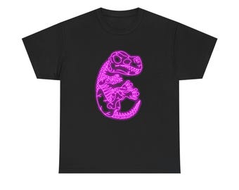 Pink Neon T-Rex Tee