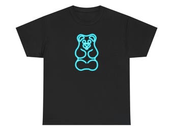 Blue Neon Gummy Bear Tee