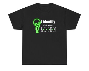 Neon I Identify As An Alien (Full) Tee