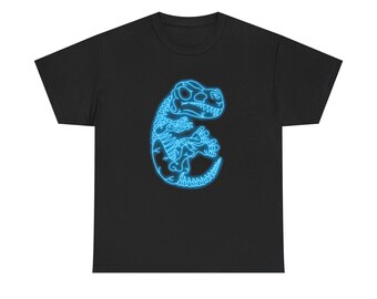Blue Neon T-Rex Tee