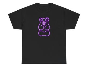 Purple Neon Gummy Bear Tee