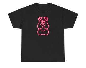 Red Neon Gummy Bear Tee