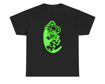 Green Neon Brachiosaurus Tee