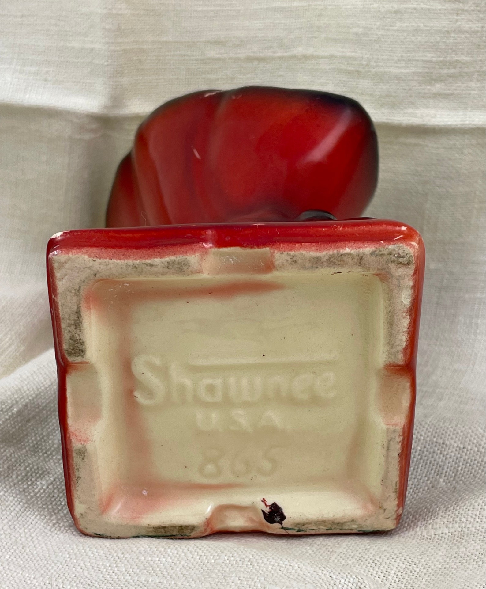 Vintage Shawnee Pottery Cornucopia Vase Etsy