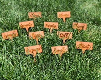 Herb stakes for your garden