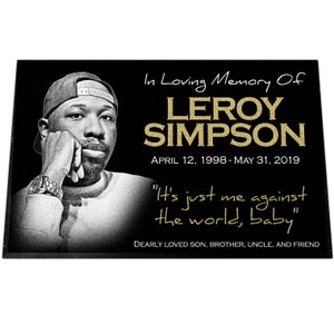Gold Series - Granite Headstone / Grave Marker
