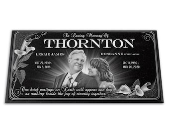 Memorial Stone 24x12x1&quot;, Personalized