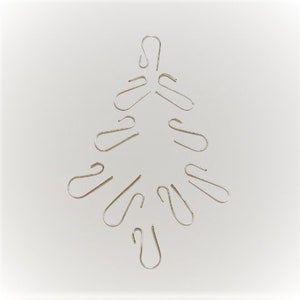 Handmade Mini GOLD Ornament Hooks 3/4, Ornament Hooks 