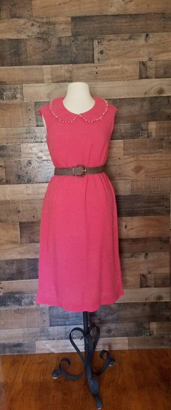1960's Plus Size Midi Dress* Peter Pan Collar