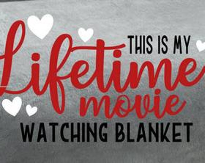 This is My Lifetime Moving Watching Blanket/ Christmas Blanket Etsy