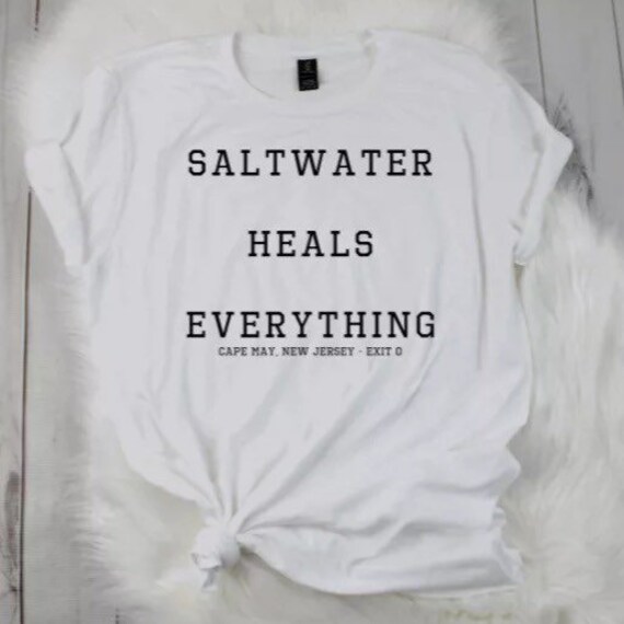 Saltwater heals everything hoodie sale