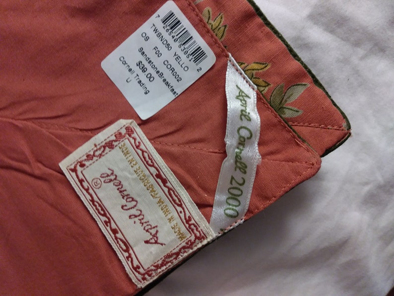 April Cornell 51 square table cloth