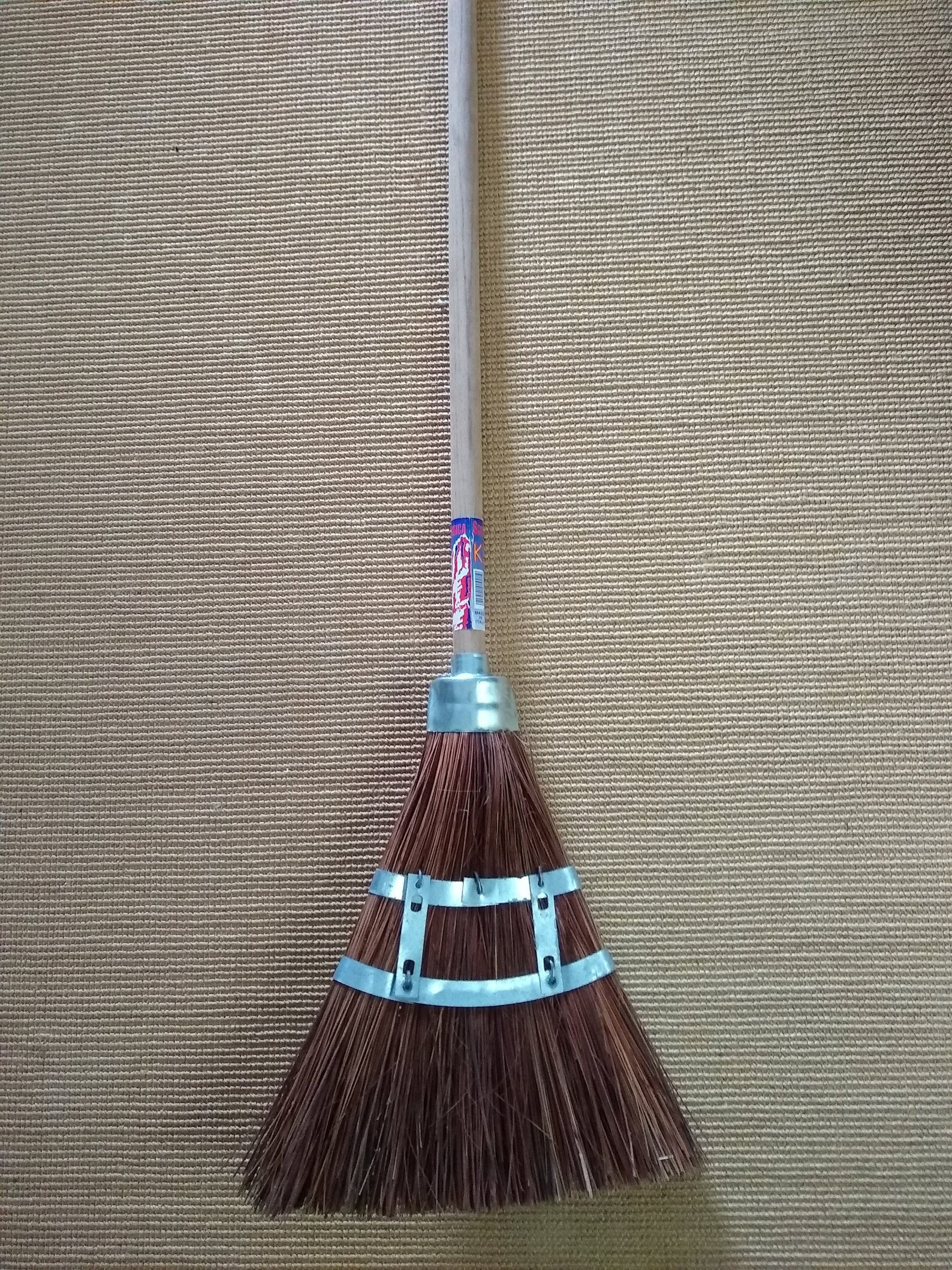 Vintage Broom made in Italy Italian Tall Broom natural Etsy
