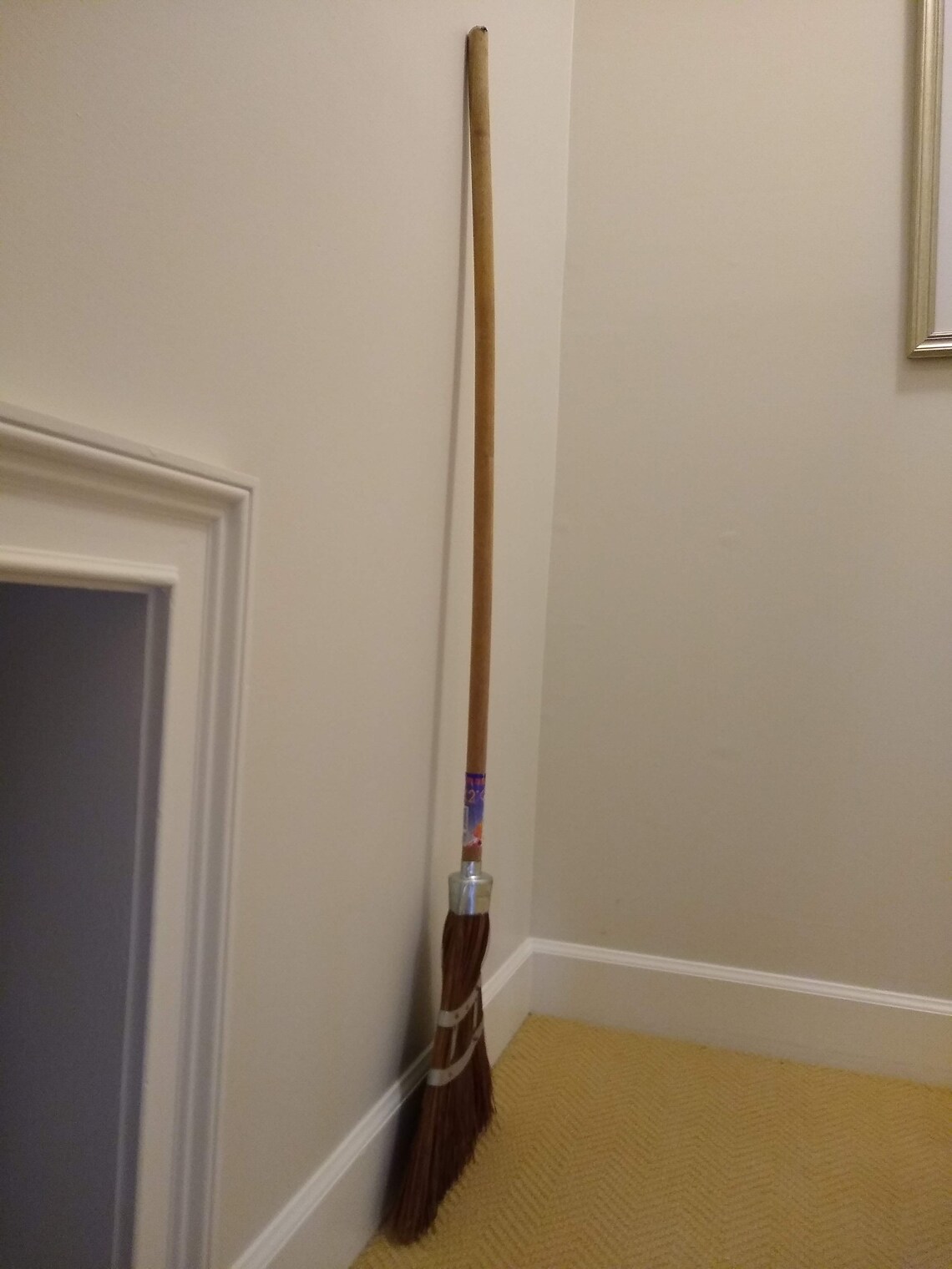 Vintage Broom made in Italy Italian Tall Broom natural Etsy