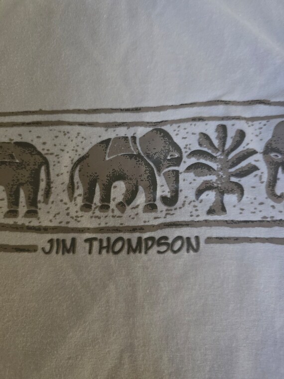Vintage Jim Thompson T Shirt, Elephant Art T Shir… - image 4