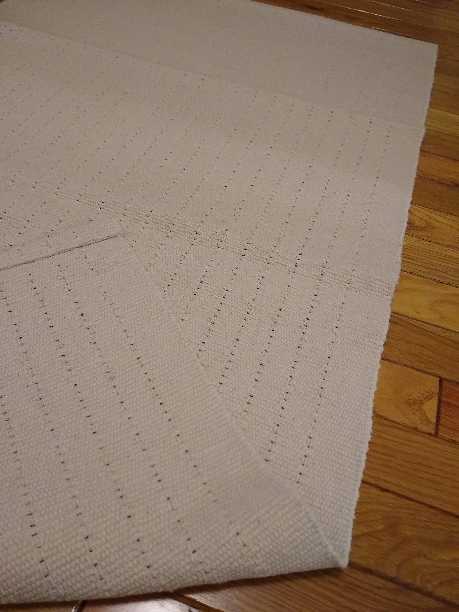 Vintage off White 100 Cotton Rug Throw Rug Bedroom Rug Etsy