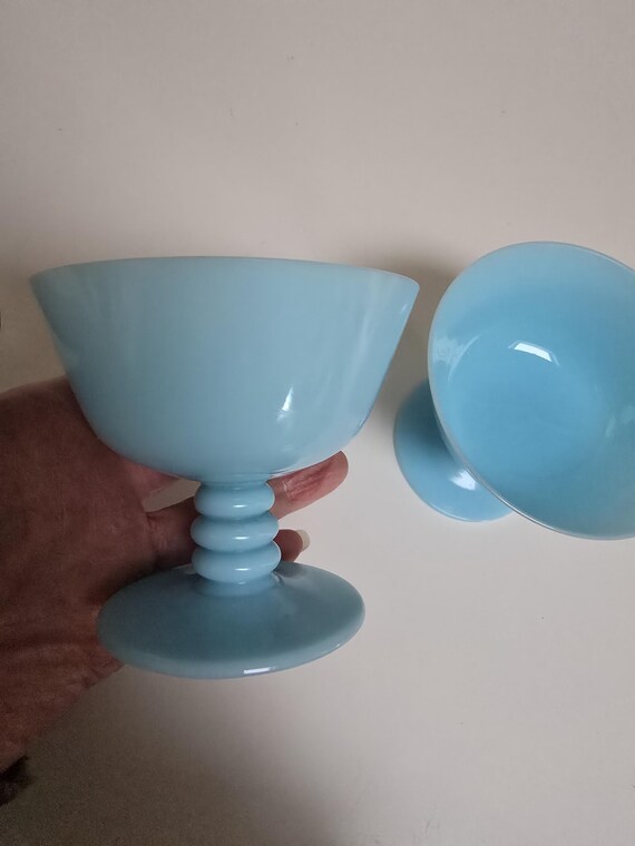 Lot De 6 Verres à Champagne Portieux Vallerysthal - Opaline Blanche - Style Français