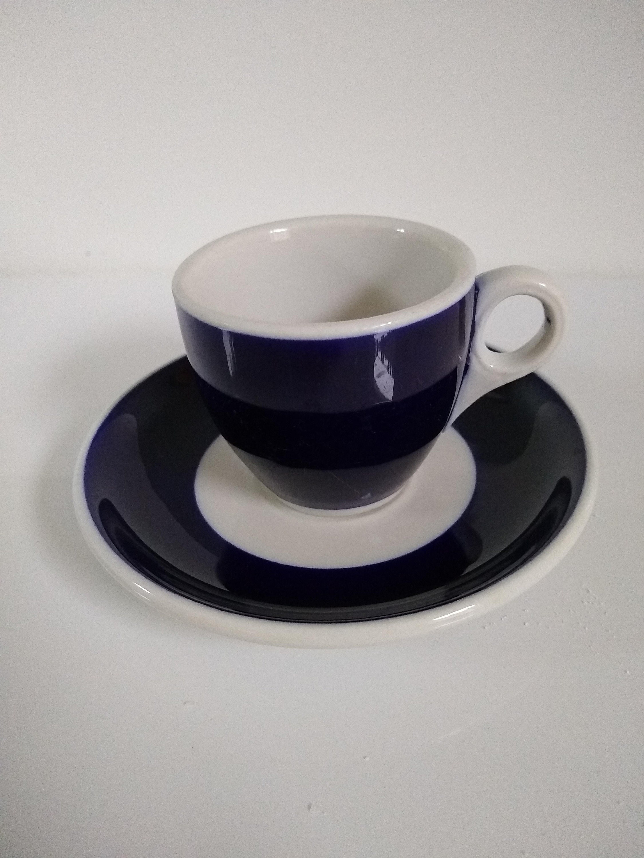 Midnight Espresso Cups & Saucers Black 2.5oz / 80ml