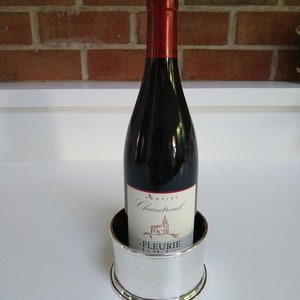 Vintage Silver Plated Wine Bottle Holder, Coaster, Villeroy and Boch