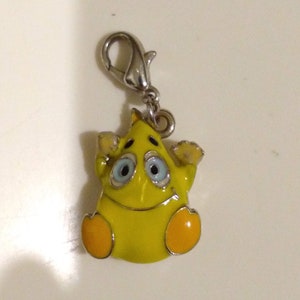 Vintage Ganz Webkinz Zingoz Charm, Enamel on Metal Charm with Clip
