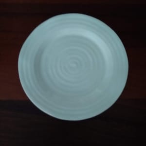 Vintage Portmeirion SOPHIE CONRAN WHITE Ceramic Dinner Plate, 11&quot; Creamy White Dinner Plate with Hand Thrown Appearance