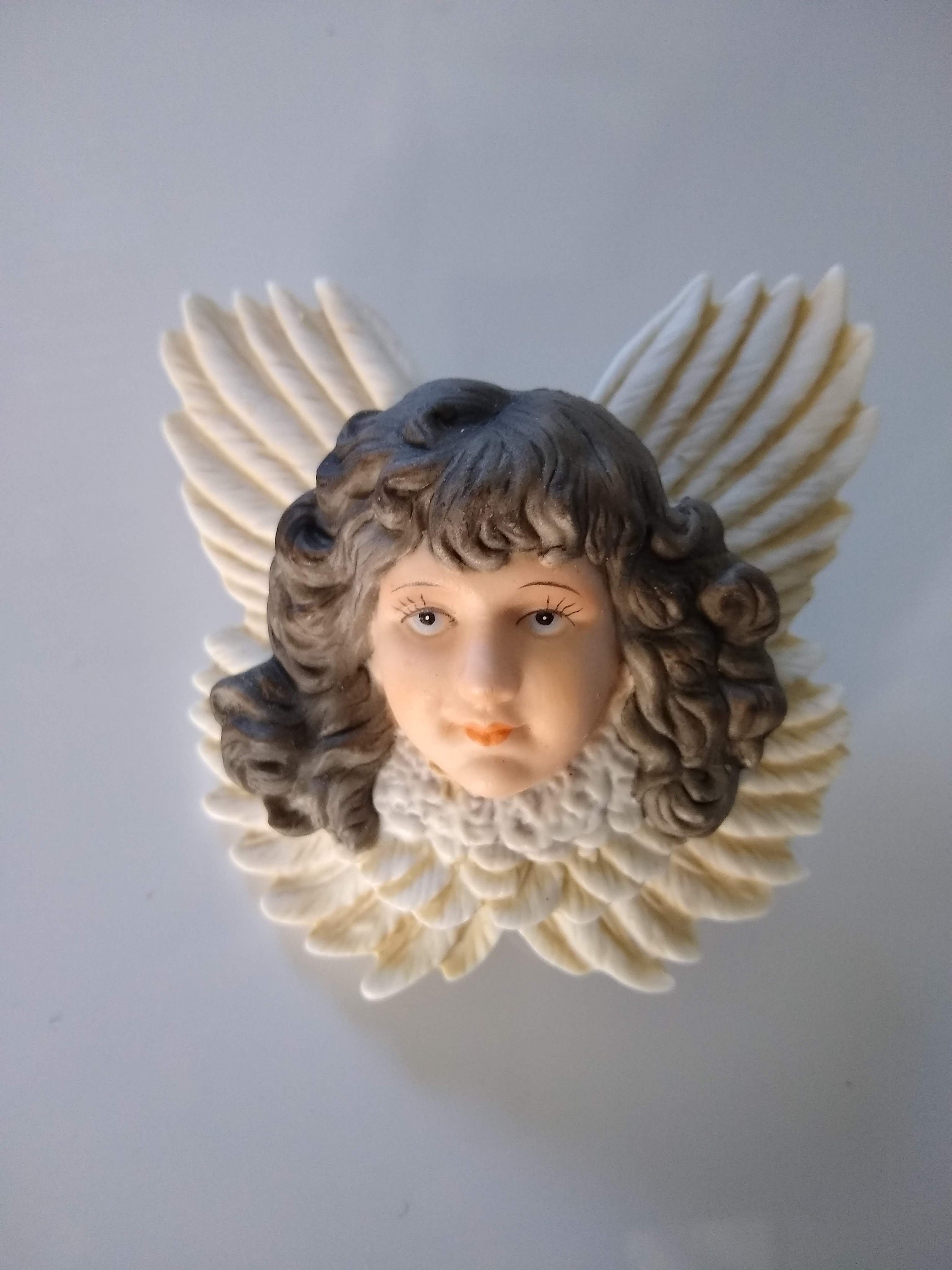 Gold Porcelain Angel - Etsy