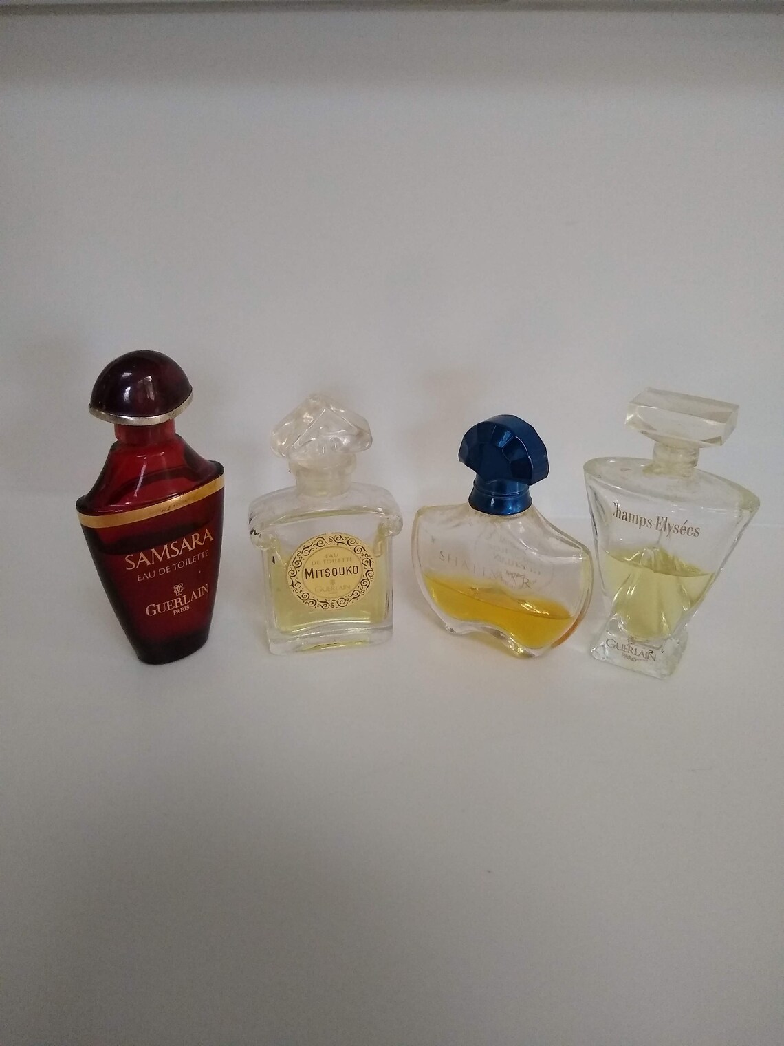 Four Vintage Guerlain Paris Miniature Perfumes PARFUM Eue | Etsy