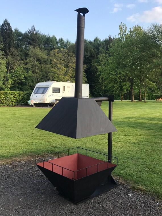 Fire Pit With Flue Luxury Extra Large Etsy