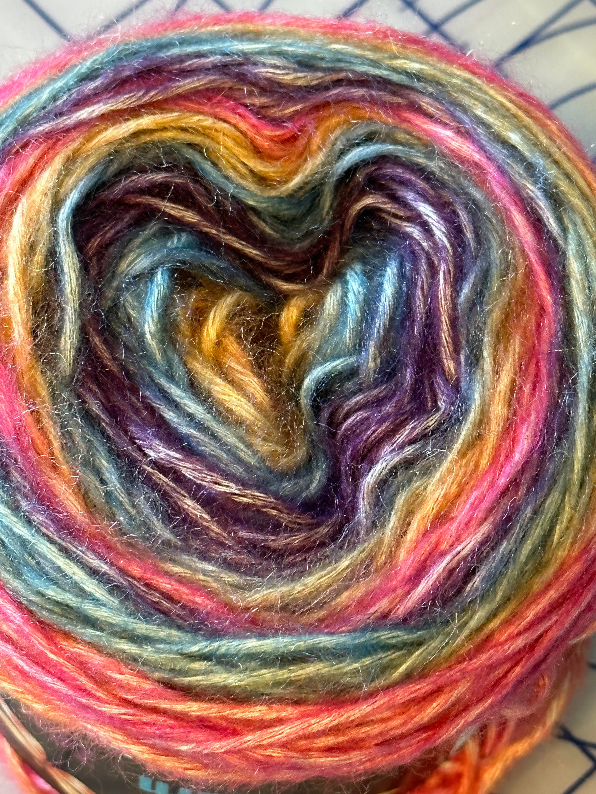 Rainbow Cotton Yarn 8/4 Hobbii 