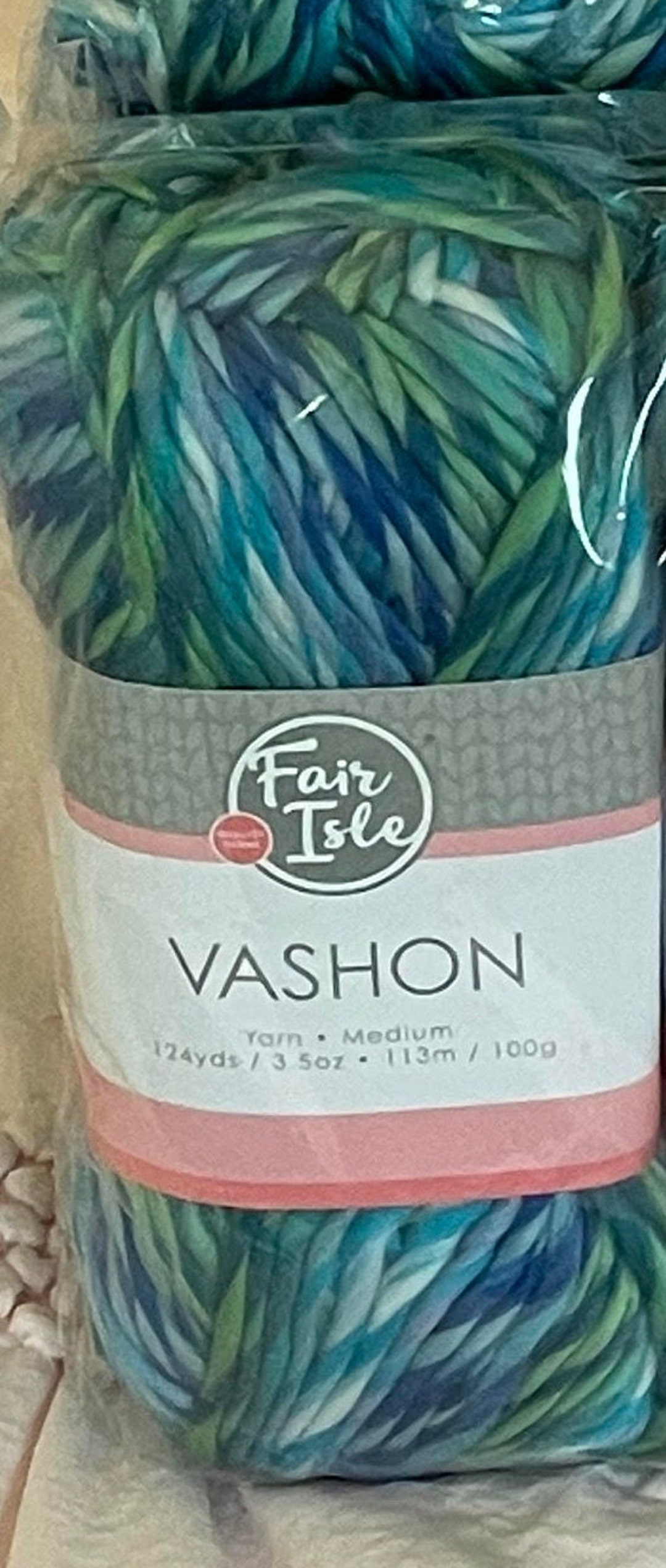 Fair Isle Vashon Yarn River Etsy