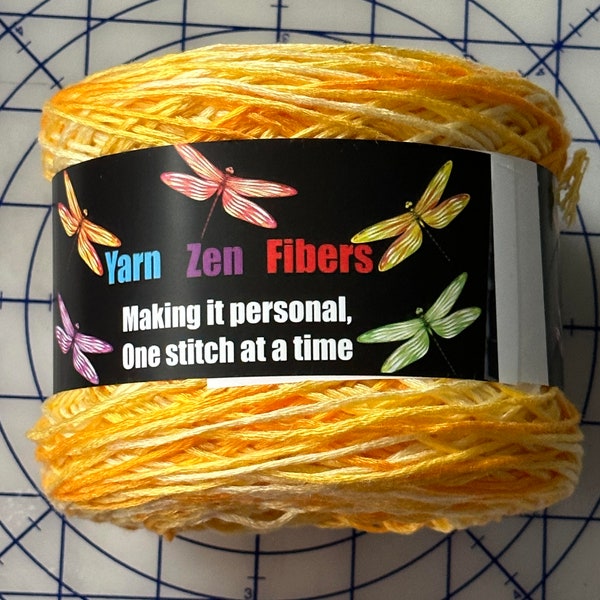 Sunshine Yellows Yarn - Acrylic Yellow Yarn - Sunshine Yarn Cake - Yellow Yarn Cake - Yellow - Yarn - Acrylic - Unique - Variegated Yellows