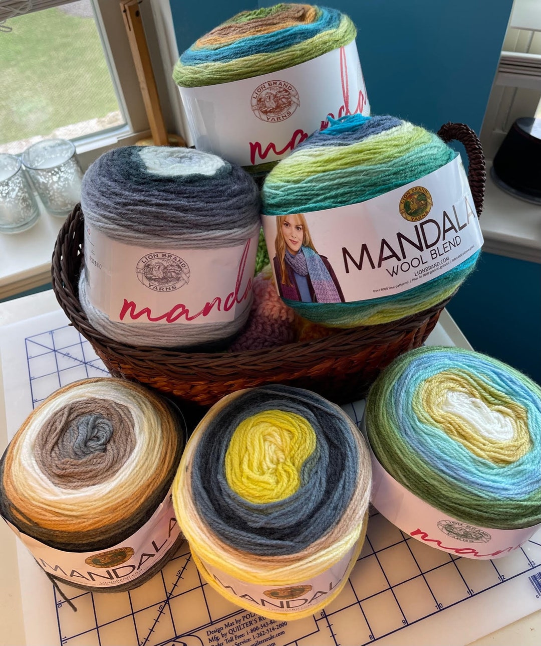 Mandala Yarn Cakes Etsy