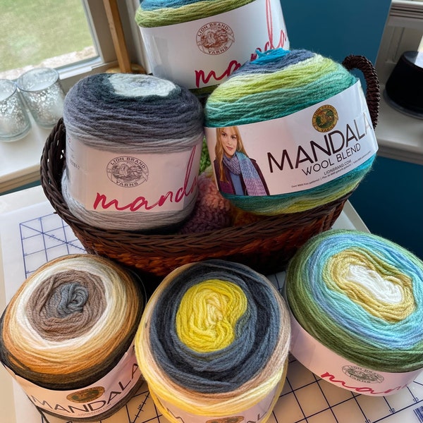 Mandala Yarn Cakes