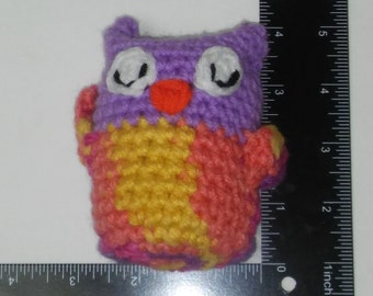 Crocheted Little Stuffed Owl