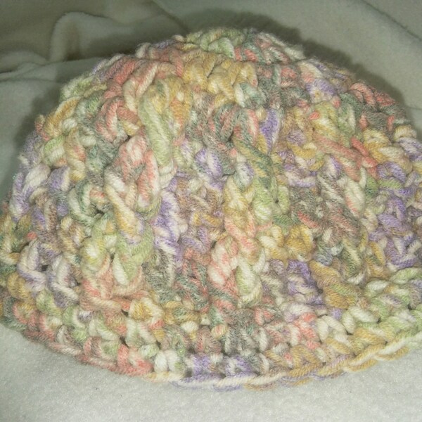 18" Doll/AG crocheted cable stitch beanie & scarf set