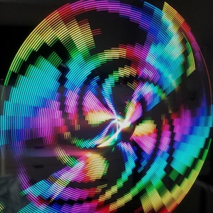 Rainbow LED Staff - 288 RGB LEDsEDC outfit