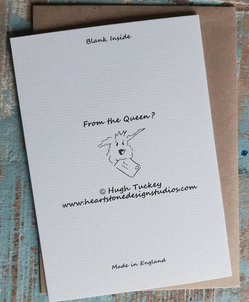 TELEGRAM FROM the QUEEN- -greetings Card-- Animal Card-funny -happy ...