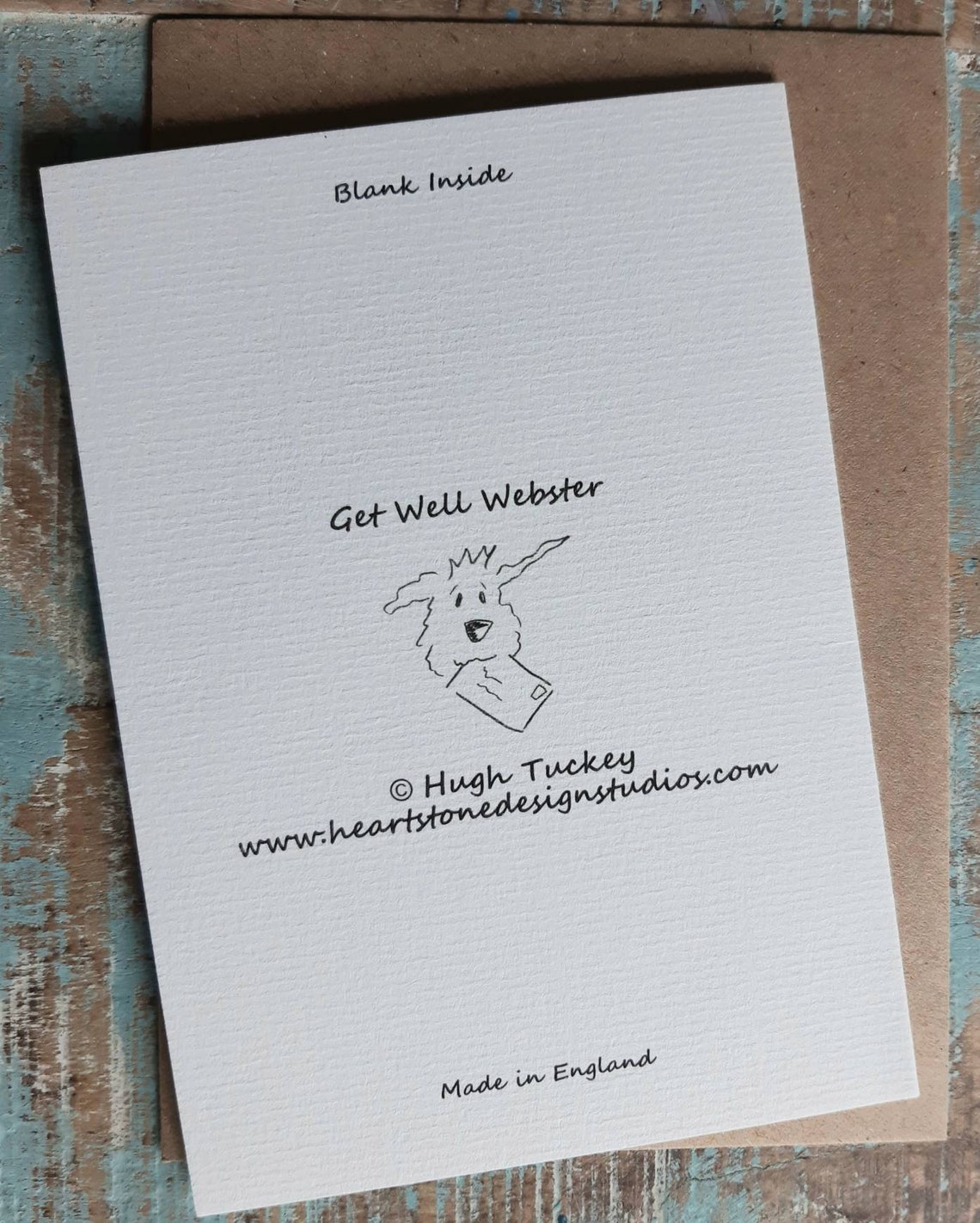 Wee Blue Coo GET WELL SOON LITTLE FOLK OF ANIMALS CAT ART BLANK GREETINGS CARD