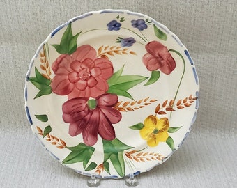 Simpson/'s Pottery Made in Cobridge England Belle Fiore Pottery Bowl and Saucer Solian Ware1940/'s Hand Painted Pottery China