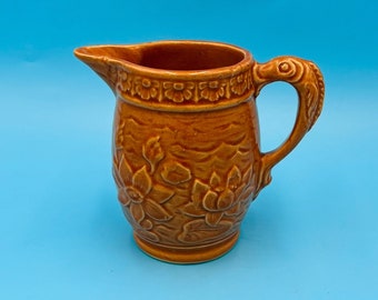 McCoy Pottery Water Lily Pottery Pitcher